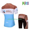 Kind Fietskleding (Fietsshirt + Fietsbroek Kort) 2018 AG2R La Mondiale N001